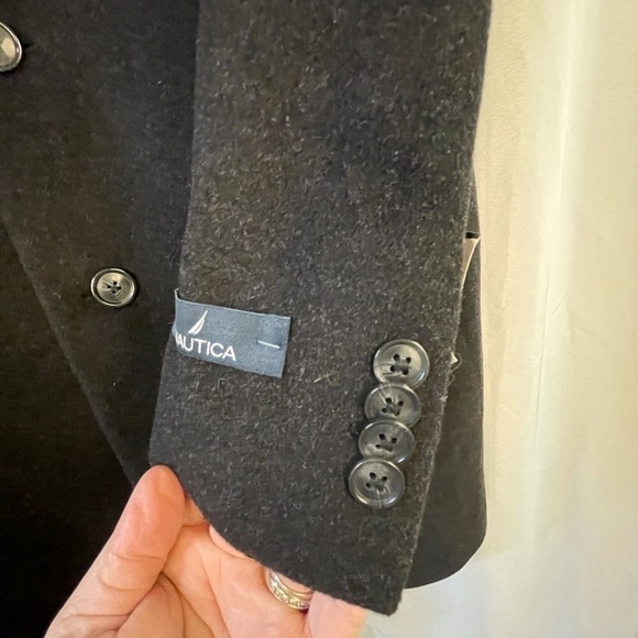 Nautical 3 button mens wool dress gorpcore business casual jacket NWT 38 regular - Picture 4 of 8